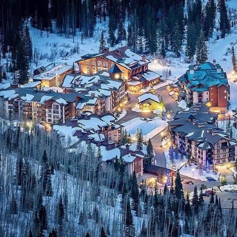 Solitude Village in early morning.
