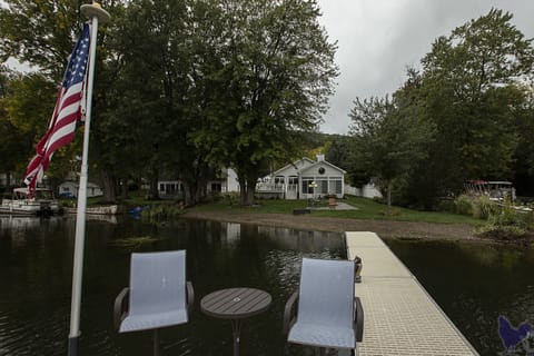 House viewed from seasonal dock
