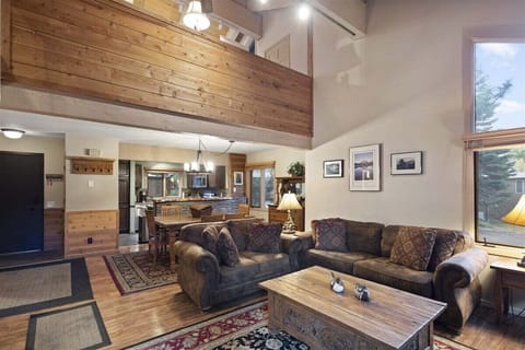 Open floor plan living area