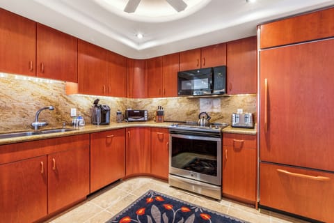 Everything you can imagine including sub-zero refrigerator, new stove