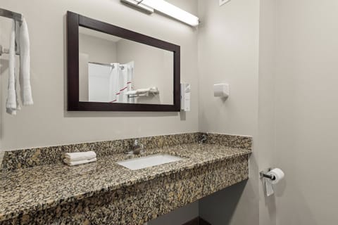 Free toiletries, hair dryer, towels