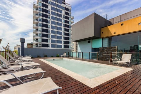 Rooftop pool