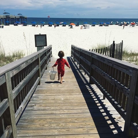 Just a few steps to the beach! 
