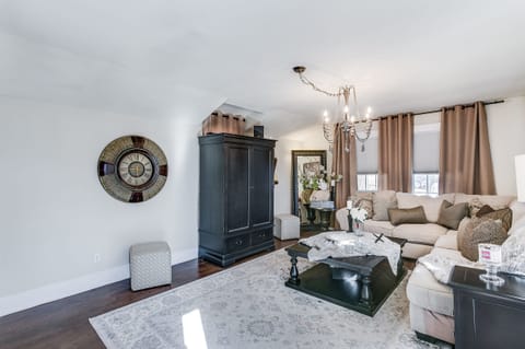This home boasts of 2 living areas nestled between the kitchen and dining room. 