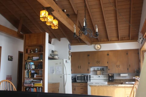 Kitchen area which is half of the great room area.