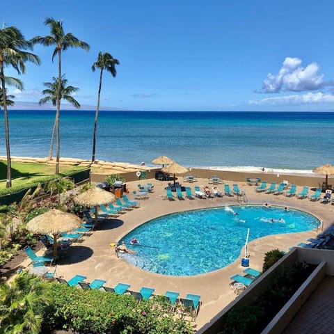 Pool and lounge area