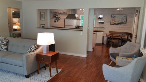 This is what greets you as you walk in...open, airy, and inviting!