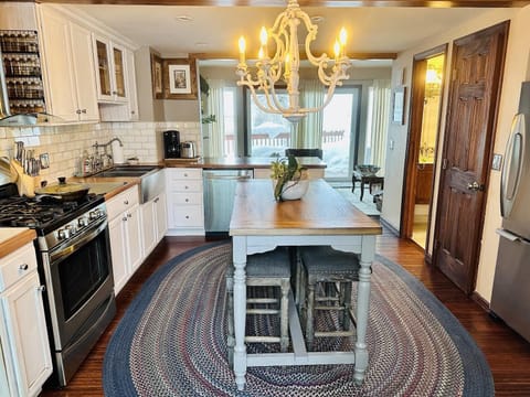 First Floor. Kitchen and Dining Area.