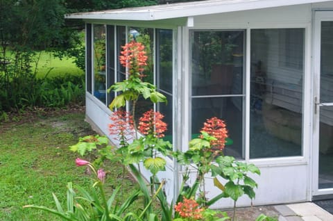 Glassed Porch off the Communal Kitchen/Great Room...