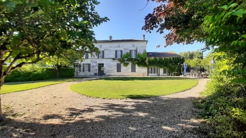 House from front gate