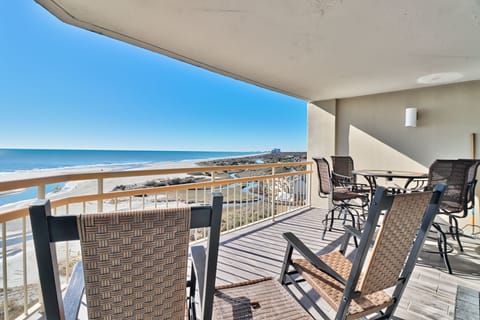 Direct Ocean Front Breathe Taking Views on Large Balcony Newly Tiled & Furnished