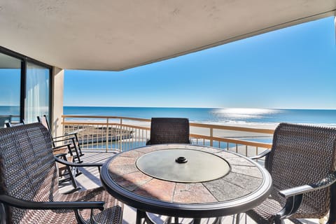 Direct Ocean Front Breathe Taking Views on Large Balcony Newly Tiled & Furnished