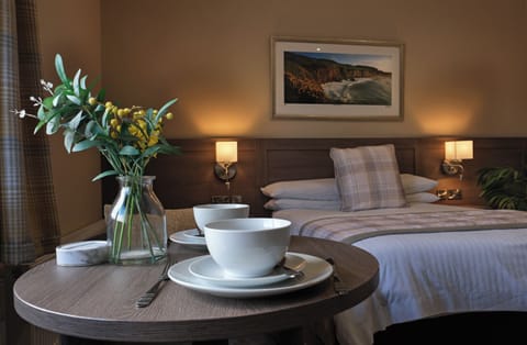 Deluxe Double Room | Select Comfort beds, desk, laptop workspace, iron/ironing board