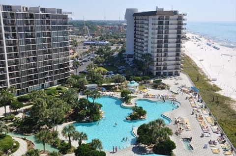 The Huge Lagoon Pool. Tower 3 is the tower closest to the beach/ocean.