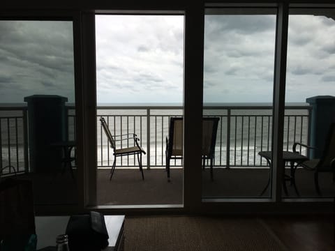 Just another day in Paradise! All you see is the sky & ocean waves. 