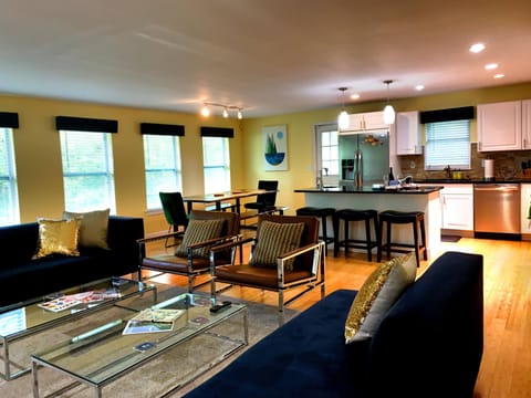 Open concept main room... great gathering space for families and friends!