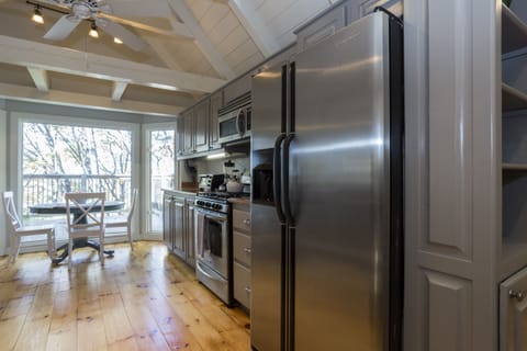 kitchen with round table