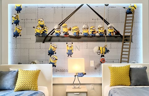 Enter the magical world of the Minions in our beautifully decorated bedroom