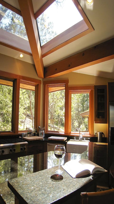 Time to Ponder the Deer in the Meadow beyond the kitchen windows