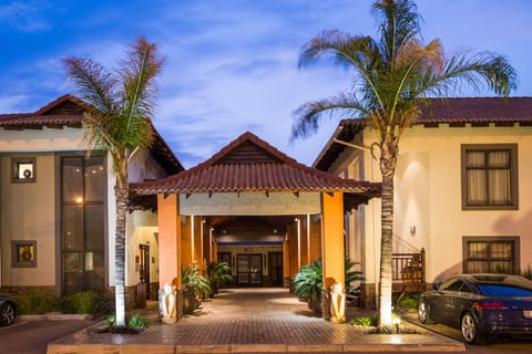 Front of property - evening/night