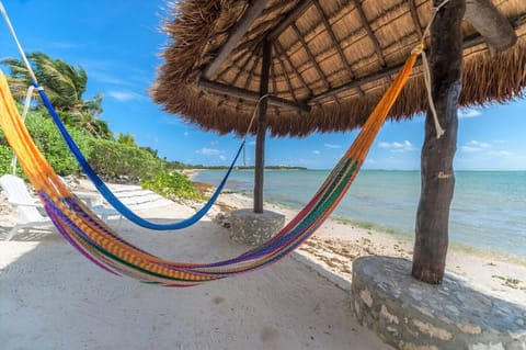 Hammocks - Villa Mariposa Tankah Tulum 3 bedroom vacation rental home