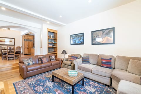 Large living room area in our Telluride vacation rental