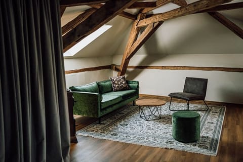 Junior Studio Suite | Living area | LED TV, heated floors