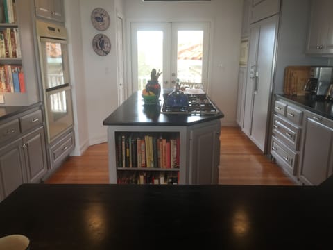 Fully loaded kitchen with views to the ocean and Intracoastal.