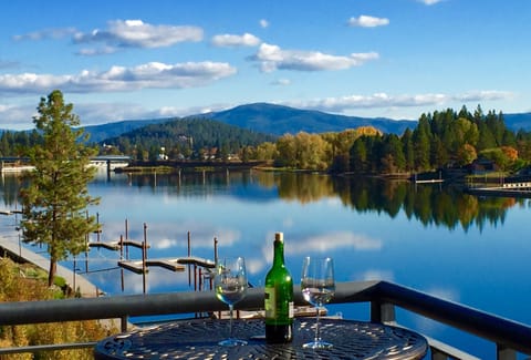 It's always Happy Hour on the wrap-around balcony.

