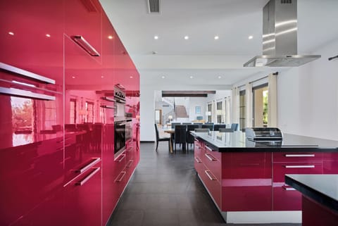 Kitchen looking towards dining area
