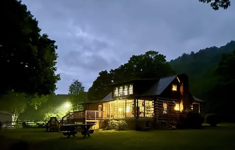 Beautiful sight at night in the quiet Bluestone Valley in West Virginia!