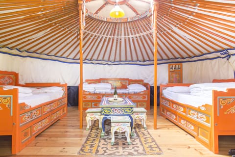 Family Yurt | Individually decorated, individually furnished