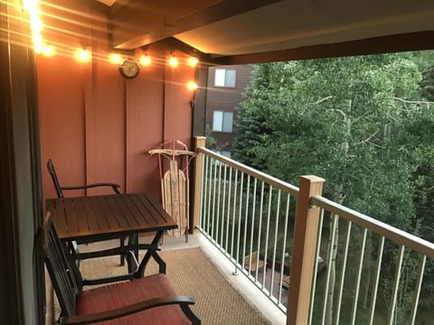 Balcony to relax and take in the view