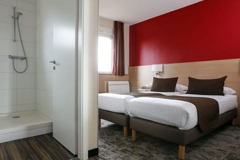 Individually decorated, individually furnished, desk, blackout drapes