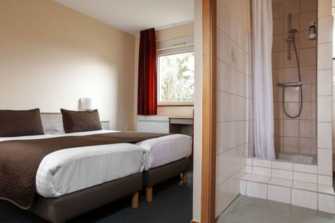 Individually decorated, individually furnished, desk, blackout drapes