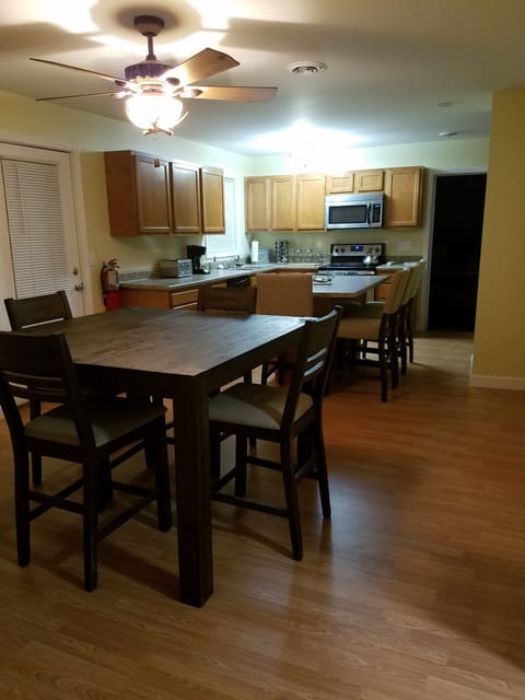 Kitchen table. Can seat up to 8!