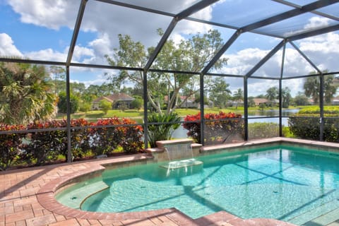 Direct lake views past the pool