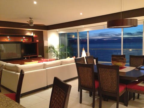 Breathtaking views  and an incredible  ocean breeze throughout the condo.