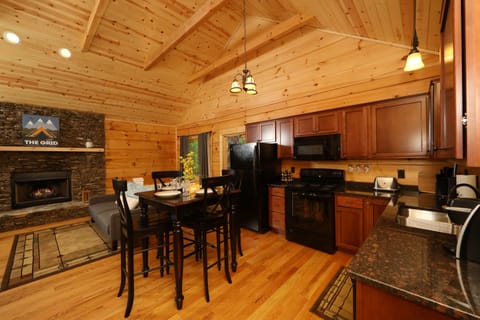 Green Door is a 1 Bedroom studio-type cabin 