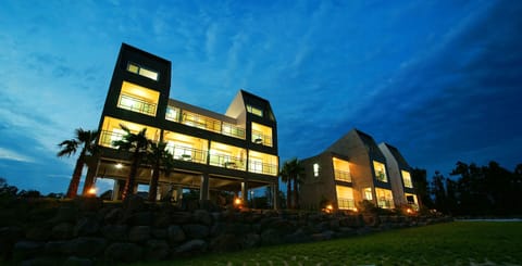 Front of property - evening/night
