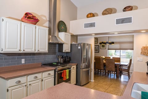 Looking from kitchen into formal dining area.