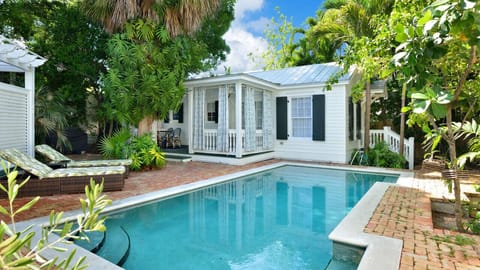 Swimming Pool with Loungers