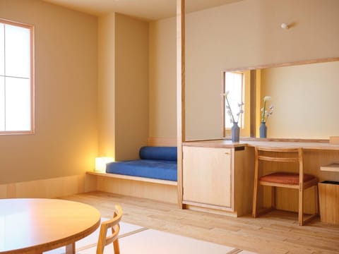 Japanese Style Room, Non Smoking  | Desk, iron/ironing board (on request), WiFi (free), bed sheets