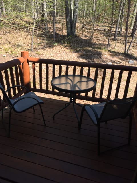 Coffee on your deck in the morning.