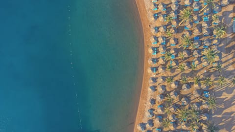Private beach