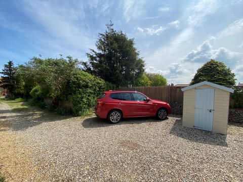 Private Parking for one car at the cottage.