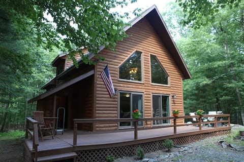 Chalet in summer.
