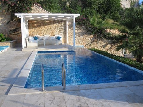 Pool from kitchen exit