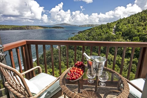 Balcony overlooking the Atlantic Ocean.  One of many