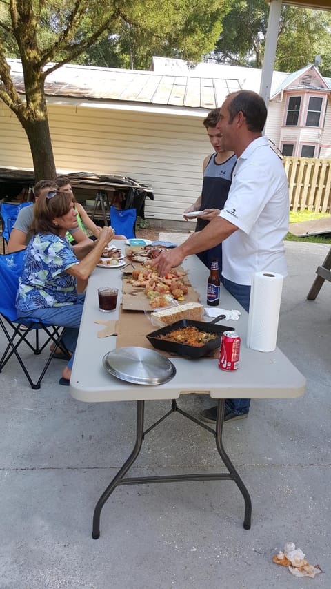 Downstairs Deck with Grill.
